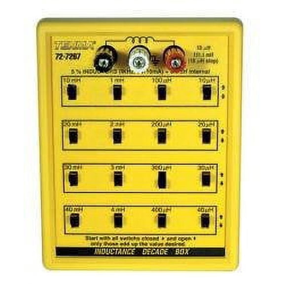 Inductance Decade Box, Four decades, 10uH to 111.1 mH