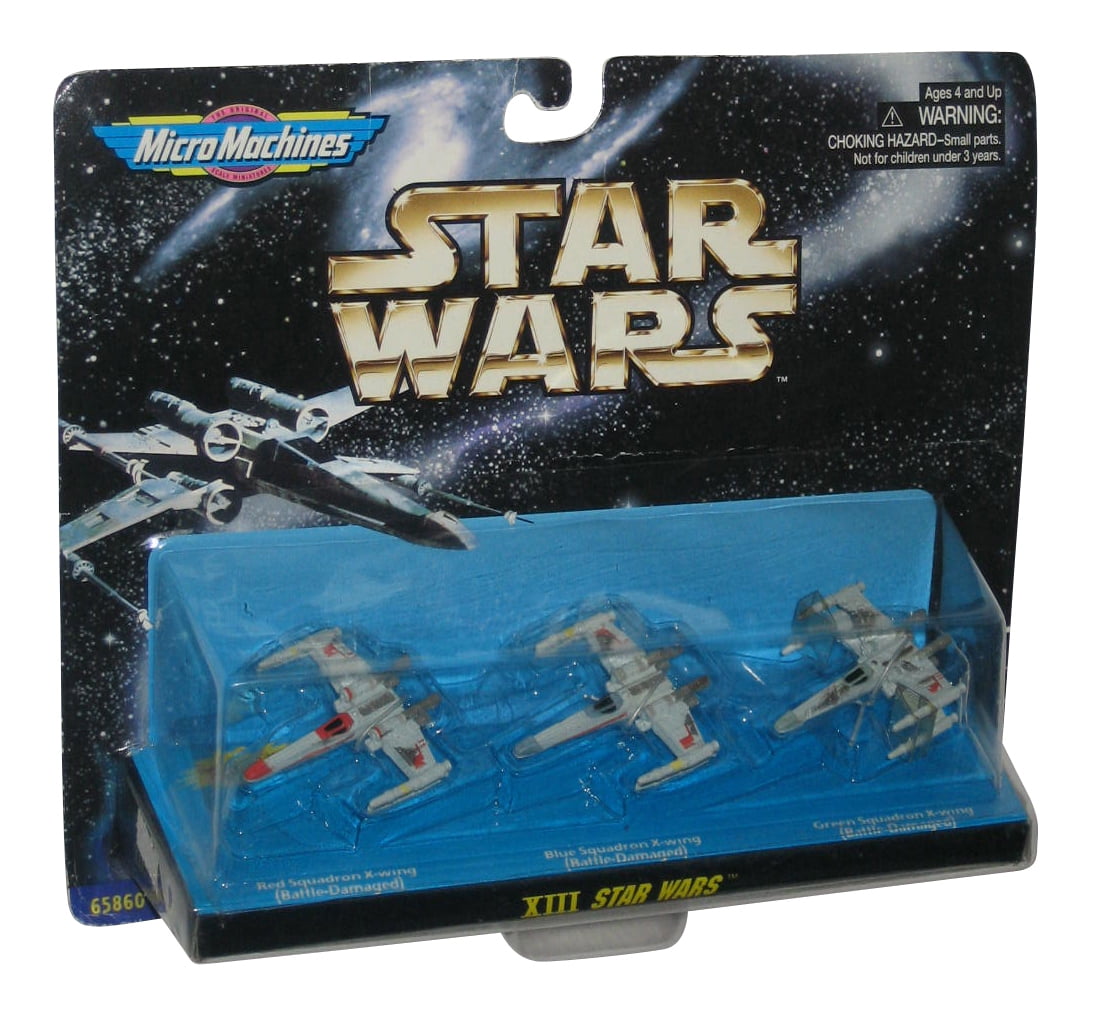 Star Wars Micro Machines Space Vehicles Collection XIII Toy Set (Red