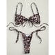 thumbnail image 5 of Conjunto de bikini de vendaje con estampado de mujer Push-Up Split Traje de baño Ropa de playa Traje de baño Fridja  nalpqowj19673, 5 of 7