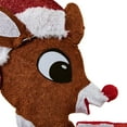 thumbnail image 5 of Northlight LED Lighted Rudolph Reindeer Crossing Outdoor Christmas Sign - 36" - Warm White, 5 of 6