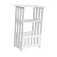 thumbnail image 2 of Mesa auxilada pequeña mesa de noche para guardar espacio nórdico mesa de almacenamiento de madera de mesa auxiliares multifuncionales para apartamento altura 60 cm, 2 of 9