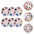 thumbnail image 1 of KONTONTY 6Pcs Mini Paint Tray Palette ABS White Miniature Design Interior Decoration Micro-landscape Decoration, 1 of 8