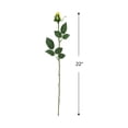 thumbnail image 5 of Allstate Long Stem Single Rose Bud Artificial Floral Spray - 23" - Yellow, 5 of 8