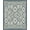 Blue, Pattern 1, variant on ODIKA 4'x6' Blue Cream Chateau Geometric Design Washable Area Rug Elegant Floral Motif with Classic Patterns Pet Friendly, Non-Shedding for Bedroom, Reading Nook