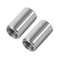 Stainless Steel 304 Cast Pipe Fittings Coupling Fitting 1/8 x 1/8 G Female 2 pcs