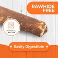 thumbnail image 2 of Canine Natural Hide Free 7" Peanut Butter Large Roll 5Pk, 2 of 8