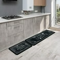thumbnail image 2 of Black and White Kitchen Rugs, Farmhouse Kitchen Rugs, Fun Kitchen Rug with Words, Kitchen Standing Mats, Kitchen Runner Rugs Non-Skid Washable, Kitchen Sink Rug, Black Kitchen Mats for Floor 2 Piece, 2 of 6