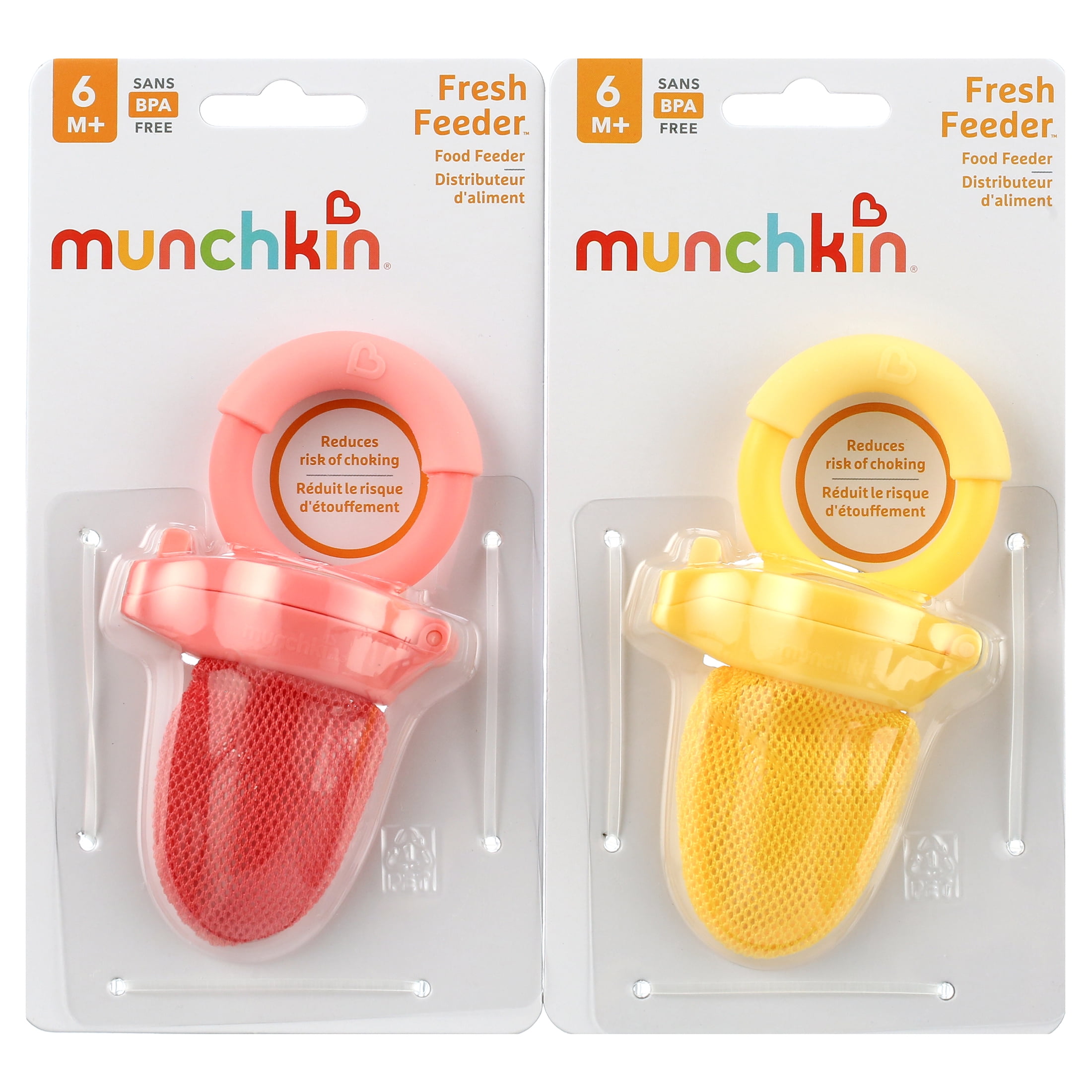 Munchkin Fresh Food Feeder Unisex Pack Coral Yellow for Baby