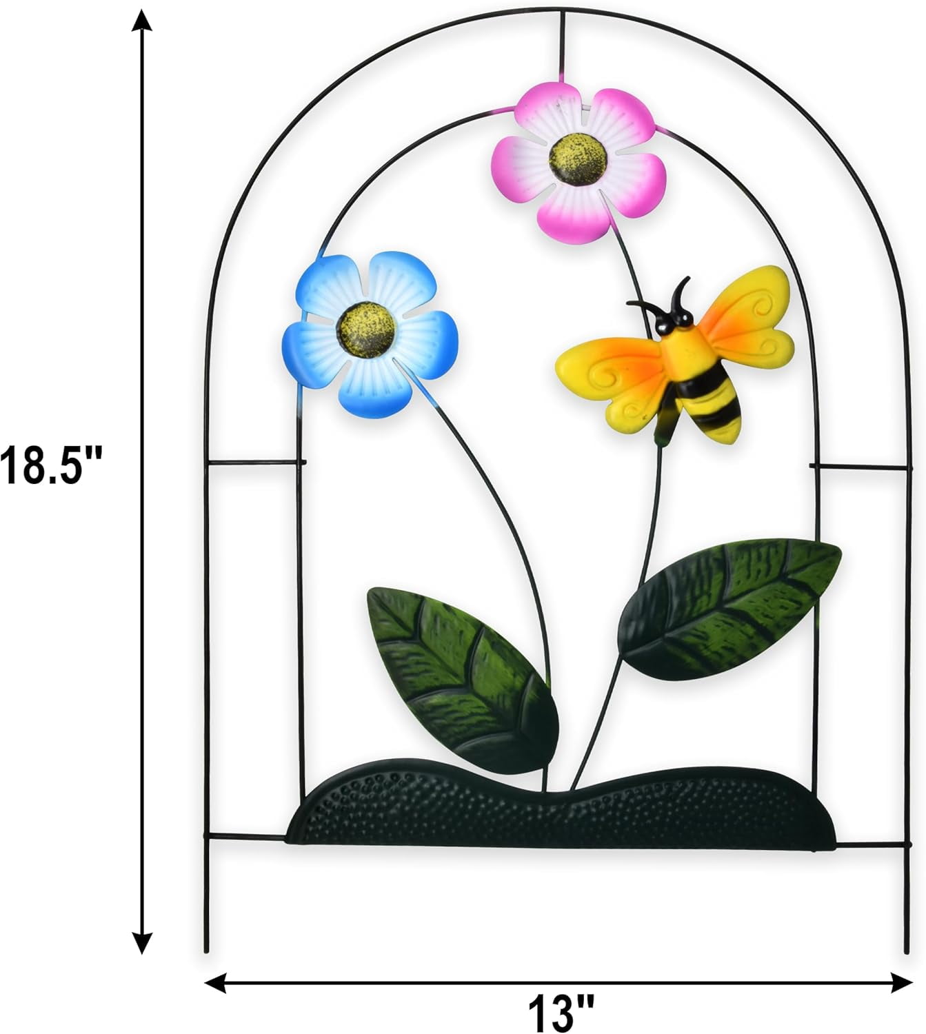 Gift Boutique 4 Pack Decorative Metal Garden Fence