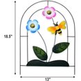 thumbnail image 3 of Gift Boutique 4 Pack Decorative Metal Garden Fence, 3 of 7