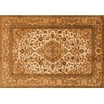 thumbnail image 1 of Ahgly Company Indoor Rectangle Medallion Orange Traditional Area Rugs, 8' x 10', 1 of 1