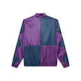 thumbnail image 6 of TiaoBug Mens Horse Racer Costume Satin Jackets Contrast Checkerboard Outerwear Halloween Party Fancy Dress Purple&Navy Blue XL, 6 of 7