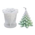 thumbnail image 1 of Vela 1 PCS Árbol de NaviDad Diy Molde de Vela de Silicona para Jabón Festival de decoración del pastel Hacer Decoración del Hogar Cabras de Velas Suministros, 1 of 8