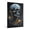 12" x 16", variant on Vintage Halloween Skeleton, pumpkin Canvas Wall Art Painting, Retro Horror Creepy Dark Poster, Gothic Artwork Picture Print Decor, Spooky Ghost Wall Decor for Bar Living Room Bedroom Party Framed