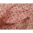 thumbnail image 4 of oneOone Silk Tabby Peach Fabric Geometric Texture Sewing Material Print Fabric By The Yard 42 Inch Wide, 4 of 4