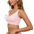 thumbnail image 5 of Daystry Womens Plus Size Wireless Bra Supportive Seamless Bras Full Coverage Push Up Comfortable No Underwire Tshirt Bras, 5 of 11