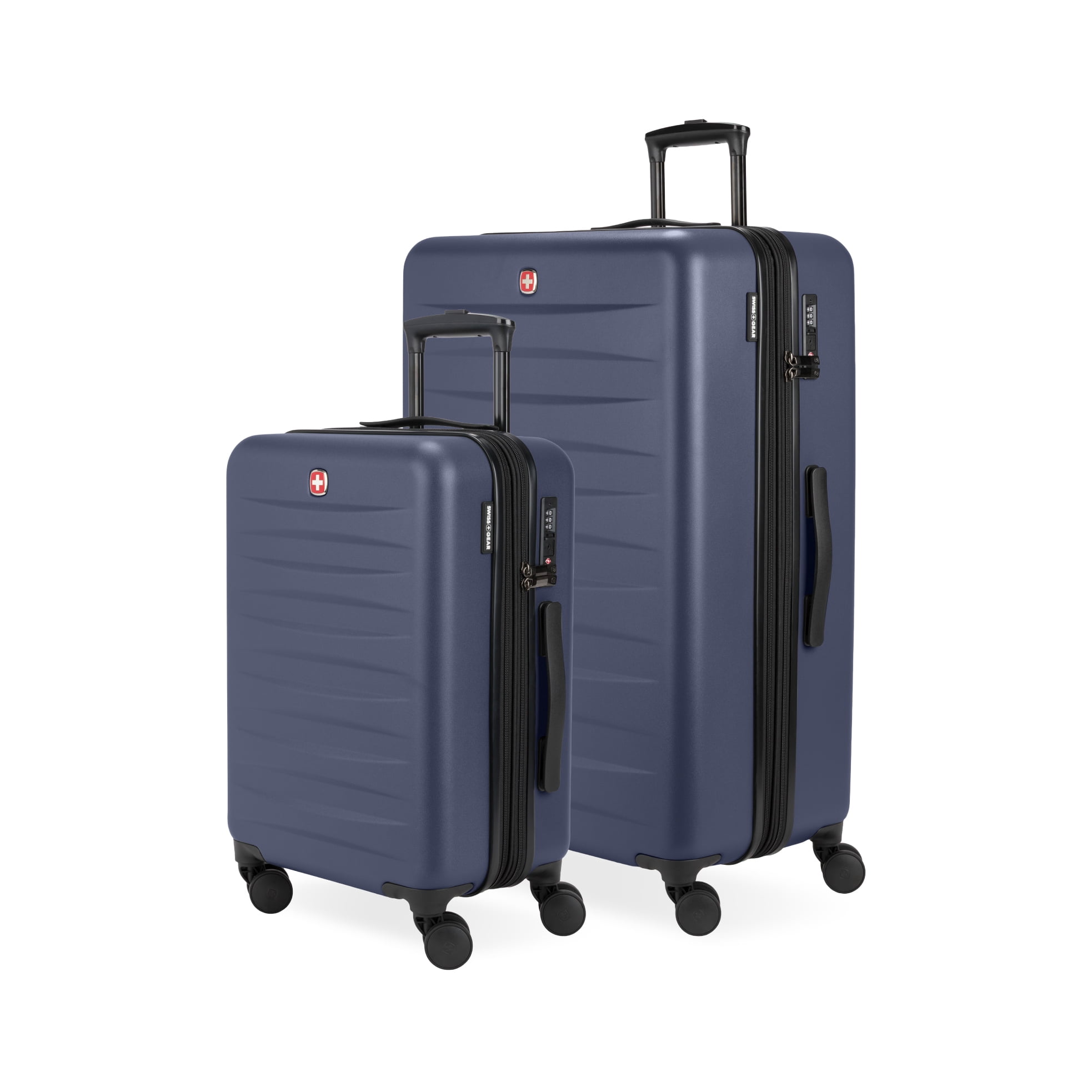 SWISSGEAR Stride Hardside 2-Piece Spinner Set, Navy Blue