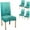 Chair Cover-5, variant on Grey and Yellow Art Fundas De Sillas De Comedor 4 Pack Soft and Gentle Pretty Floral Print Blowing in The Wind with Bumble Super Fit Stretch Removable Washable Short Dining Chair Protector