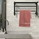 thumbnail image 5 of Juego grueso de toallas de baño de 4 toallas suaves de poliéster absorbente de 29,5x13,4 pulgadas, toallas de secado rápido para cara y manos en azul, rojo, café y gris, 5 of 6