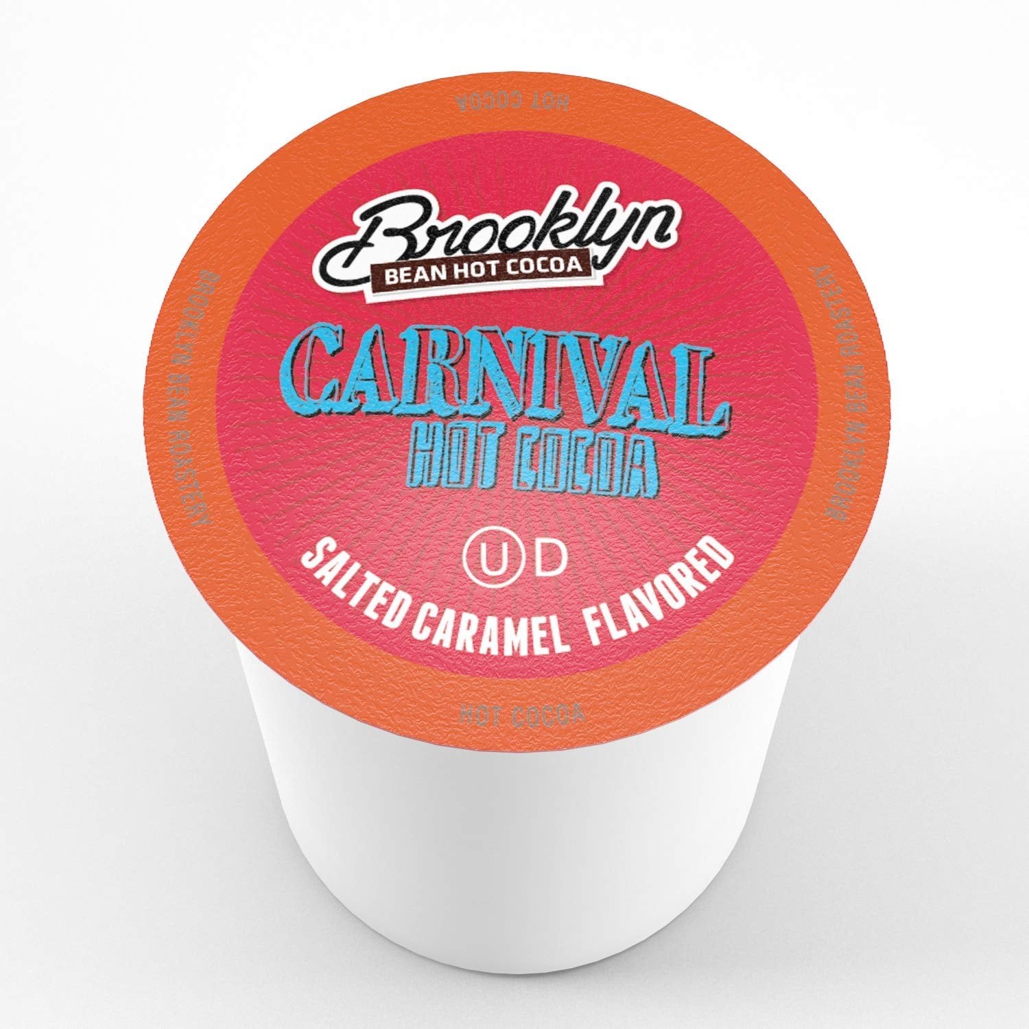 Brooklyn Bean Roastery Salted Caramel Flavored Cocoa Pods for Single-Serve Coffee Brewers, 40-Pack