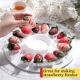thumbnail image 5 of Clear Plastic Crystal Cut Platter Devilled Egg Trays 1.25x12in Home Kitchen Indoor Cookout Holiday Birthday Party Food Container Carrier Holder Easy Storage for Fifteen Eggs Set of 4 with Snyplank, 5 of 7