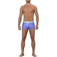 thumbnail image 2 of Lars Amadeus Men's Solid Color Elastic Waist Summer Pool Swimwear Shorts, 2 of 5