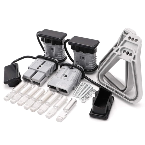 175A 600V Battery Connector AWG 1/0 Quick Connect Battery Modular Power Connectors 1-2 Gauge (2 Paris)