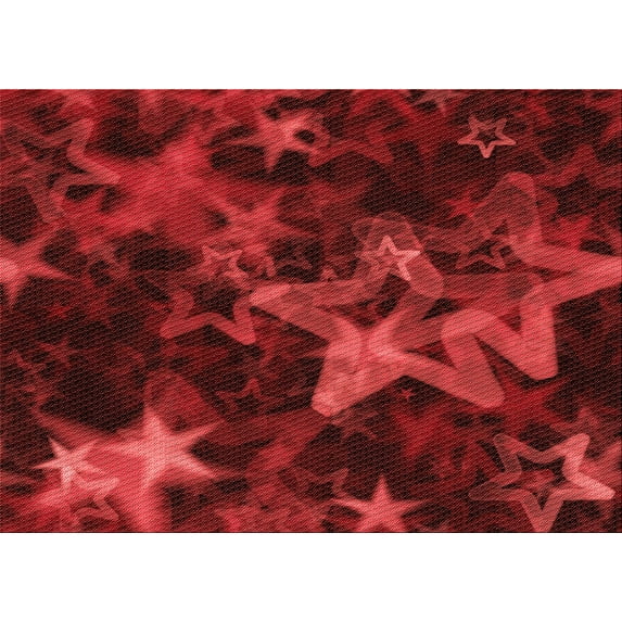 Ahgly Company Indoor Rectangle Patterned Cranberry Red Area Rugs, 2' x 4'