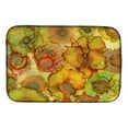 thumbnail image 1 of Carolines Treasures 8986DDM Abstract Flowers in Yellows & Oranges Dish Drying Mat, 1 of 1