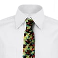 thumbnail image 2 of Colorful Necktie, Triangles Futuristic, Dress Tie, 3.7", Multicolor, by Ambesonne, 2 of 3