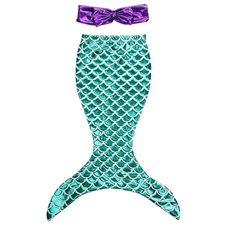 Princess Kids Baby Girls Mermaid Tail Bikini Swimsuit Swimwear Bathing Suit