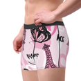 thumbnail image 3 of Kdxio Men's Boxer Briefs with Eiffel Tower and Butterflies Print - Comfortable and Breathable Underwear for Everyday Wear, 3 of 7