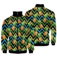 thumbnail image 4 of Chaqueta con estampado 3D de piña y frutas de moda para hombre, abrigo de calle de gran tamaño, chaquetas con cremallera para primavera y otoño, ropa para hombre, 4 of 4