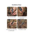 thumbnail image 2 of 4 piezas Tensor de cuerda de viento para carpa Polea ajustable con mosquetón Sujetador de cuerda para acampar al aire libre y senderismo Tensor de tapón, 2 of 5