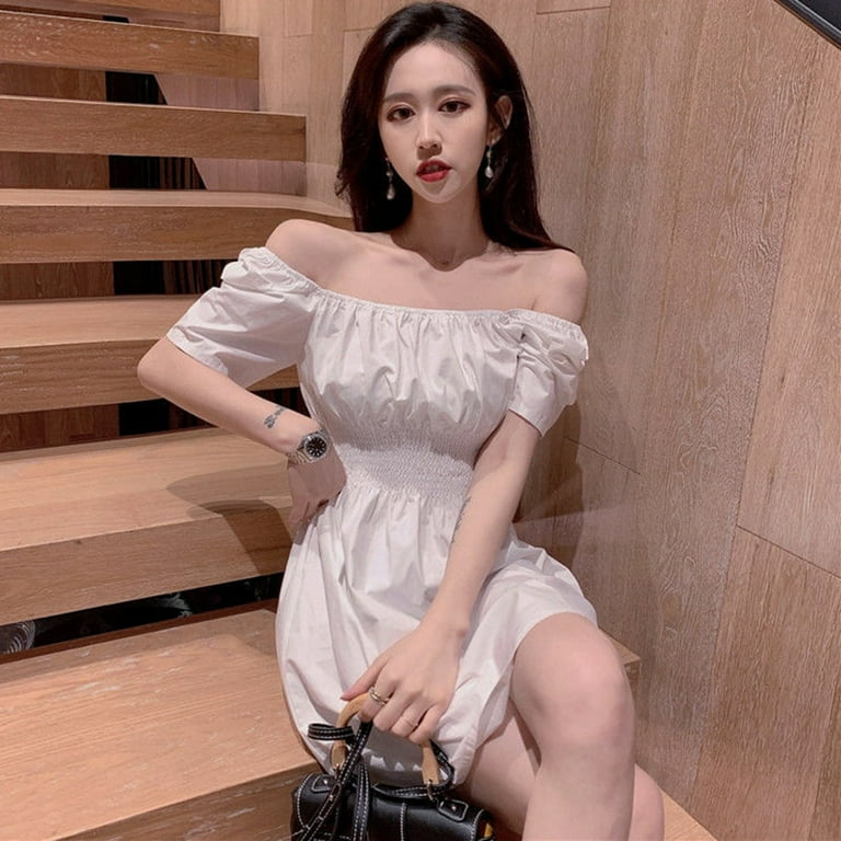 White sundress cheap walmart