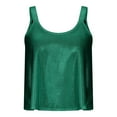 thumbnail image 4 of Dyegold Summer Tops for Women 2023 Trendy, Summer Women Cami Tank Tops Dressy Casual Sparkle Sequin Tshirts Sleeveless Round Neck Blouses Sexy Club ​Camisoles, 4 of 6
