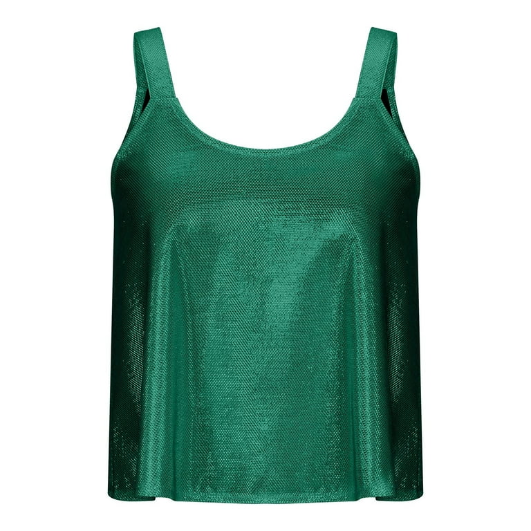 RYRJJ Women's Sparkle Sequin Tank Tops Sparkly Camisole