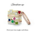 thumbnail image 5 of ANGARA Natural Bezel-Set Square Ruby Stackable Promise Ring in 14K Rose Gold for Women (Size-3mm) | July Birthstone, Birthday, Anniversary, Jewelry Gift for Women | Natural Ruby Ring, 5 of 9