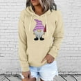 thumbnail image 2 of Fesfesfes Ugly Xmas Sweater Women's Casual Printed Long Sleeve Blouse Hooded Pullover Tops Sweatershirt Sale Items, 2 of 6