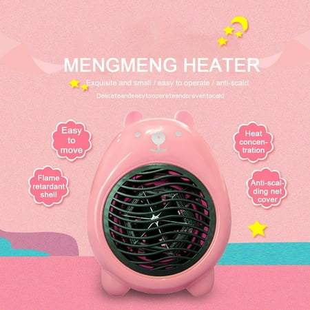 

Big holiday Deals! Dqueduo Cartoon Personal Mini Space Heater Fan Portable Electric Home Office Indoor Use Best Gifts for Family on Clearance