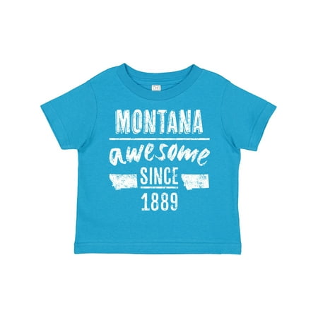 

Inktastic Montana Awesome Since 1889 Gift Toddler Boy or Toddler Girl T-Shirt