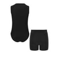 thumbnail image 4 of Nyeemya Kids Boys Workout Gymnastics Leotard and Shorts 2 Piece Sports Outfit for Beach Swimming Purple Hot Pink 8, 4 of 7