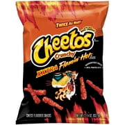Cheetos Crunchy Xxtra Flamin Hot Cheese Flavored Snacks 2.25 Ounces Plastic Bag