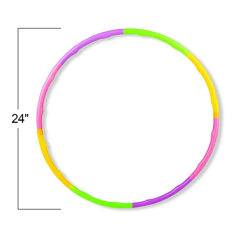 Plastic Adjustable Hula Hoops Multipack for Kids, Boys