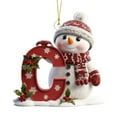 thumbnail image 2 of YardVibe 26 Letter Ornaments for Christmas Tree Decoration, Personalized Hanging Pendant,Snowman Xmas Alphabet for Christmas Initial Ornament,DIY Craft Ornaments,Original Gifts for Family Friends (C), 2 of 9
