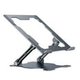 thumbnail image 1 of Miulika Support d'Ordinateur Portable en Métal Réglable à Angles Multiples, Support de Lecture, Rehausseur pour Cahier pour la Maison, Gris, 1 of 9