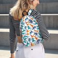 thumbnail image 5 of Fotbe Block Dinosaur Mochila de Lona con Estampado, Mochila Duradera, Mochila Versátil de Alta Calidad, Mochila Compacta Vintage-Medium, 5 of 5