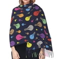 thumbnail image 5 of Shawl Wraps for Women - Light Bulb colorful Oversized Fall Winter Fashion Blanket Scarf for Women, 5 of 6