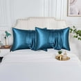 thumbnail image 6 of Satin Pillowcase for Hair and Skin Super Soft and Cooling Similar to Silk Pillow Cases Satin Cooling Pillow Cover, 6 of 7