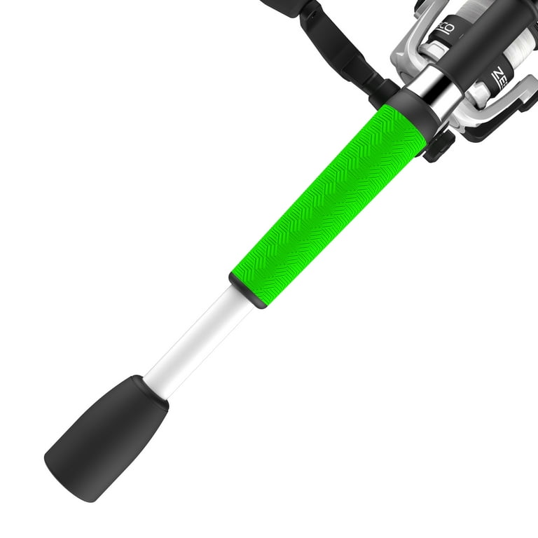 Zebco Roam Spinning Reel and Fishing Rod Combo, 6-Foot 6-Inch 2-Piece  Fiberglass Fishing Pole, Split ComfortGrip Rod Handle, Soft-Touch Handle  Knob, Size 30 Reel, Aluminum Spool, Green 